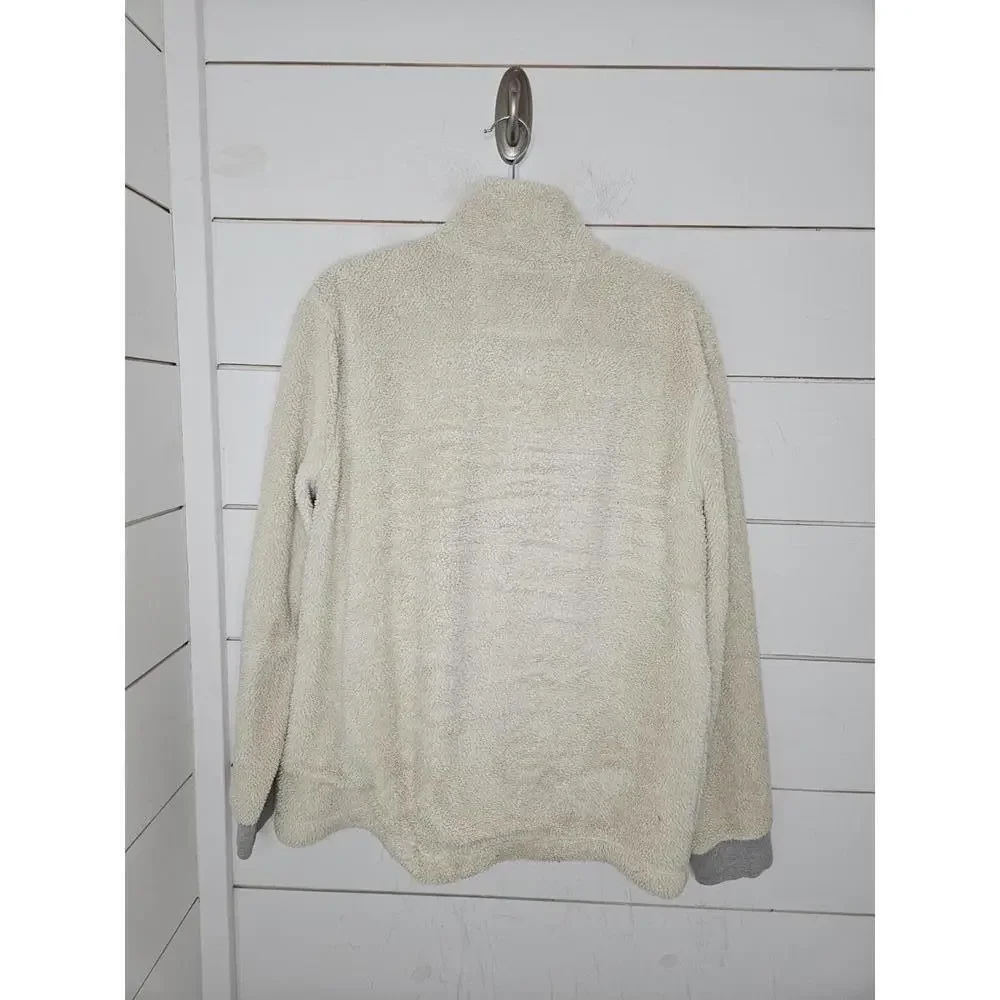 Banana Republic XL cream fleece jacket